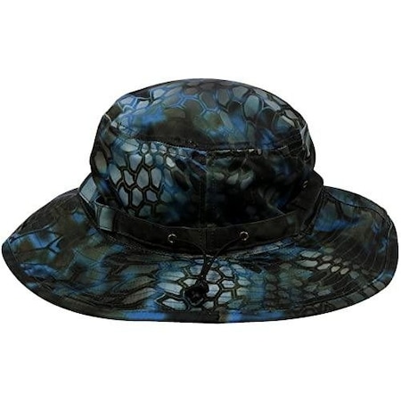 Outdoor Cap Boonie Hat Kryptek Pontus, One Size, Chin Cord BH-2700